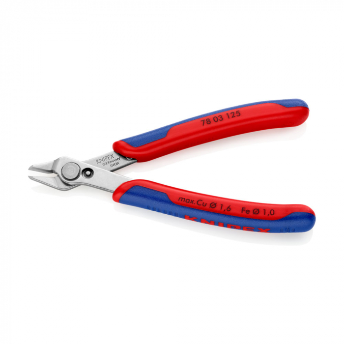 Electronic Super Knips, high performance cutting, 125mm, multicomponent handle, Ø 1,6 mm, KNIPEX 78 03 125 [3]