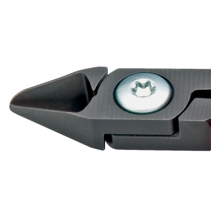 Cleste Sfic pentru instalatii electronice, taiere ultraperformanta, 125mm, maner plastic, Ø 1,3 mm, KNIPEX 75 02 125 [2]
