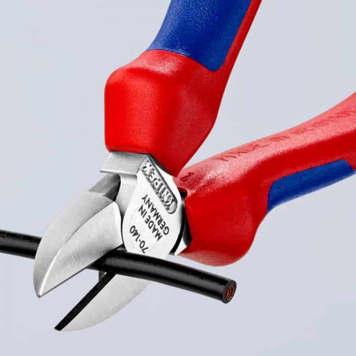 Cleste Sfic, taietor lateral, cromat, maner multicomponent, 140mm, KNIPEX 70 05 140 [4]