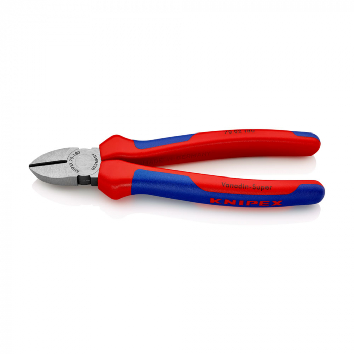 Diagonal Cutter, multi-component handle, 180mm, KNIPEX 70 02 180 [3]