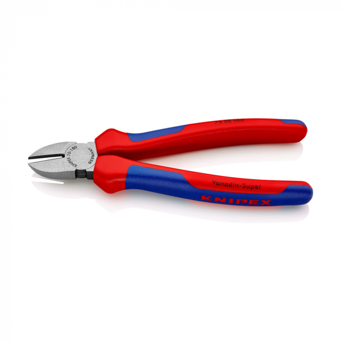 Diagonal Cutter, multi-component handle, 180mm, KNIPEX 70 02 180 [2]