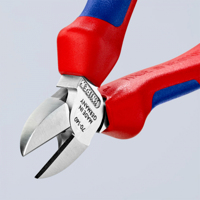 Cleste Sfic, taietor lateral, cromat, maner multicomponent, 140mm, KNIPEX 70 05 140 [5]