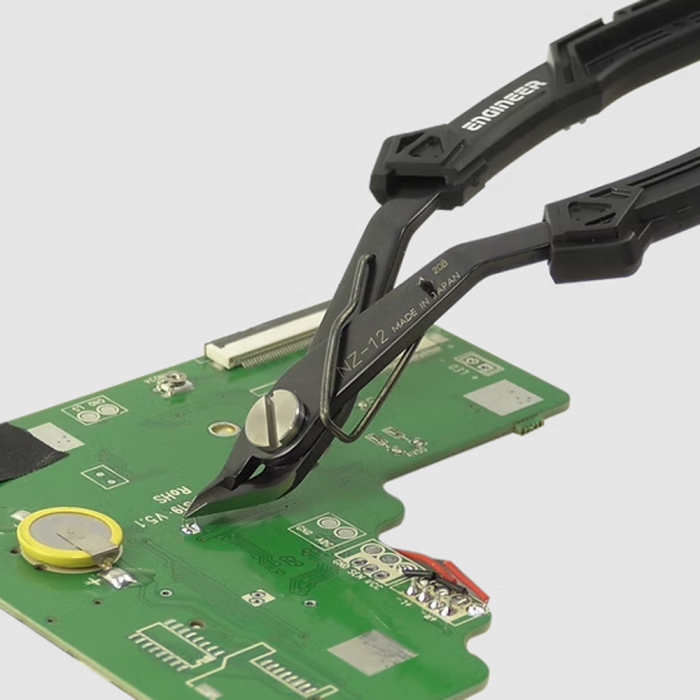Parallel Nipper 35⁰ for electronics, Engineer NZ-12, Super-fine Normal Blade, 125 mm, made in Japan [3]