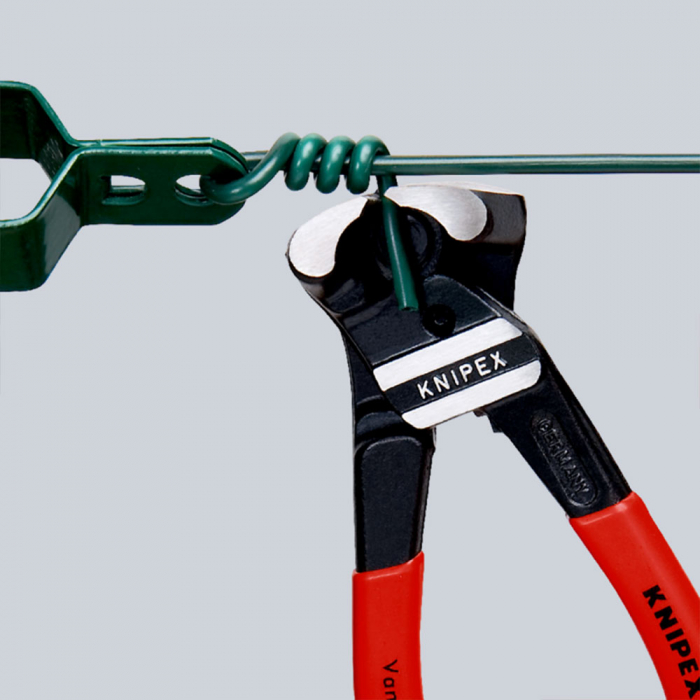 KNIPEX Bolt End Cutting Nipper, nails, rivets, plastic handle, 200mm, 61 01 200 [2]