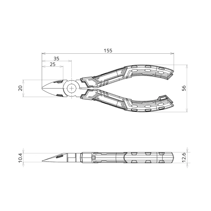 ENGINEER NK-116 Tetsuwan Nipper Mk-II heavy-duty cutting nipper [7]