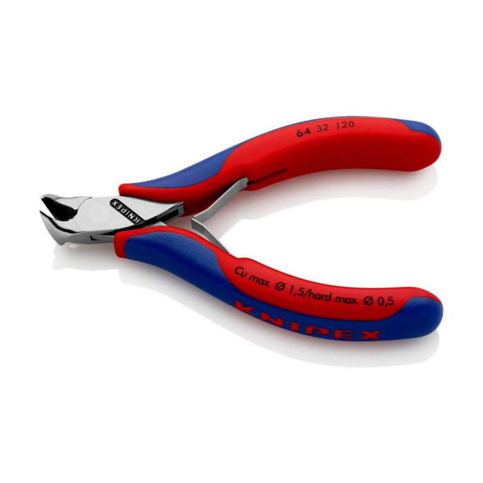 Electronics End Cutting Nipper, plastic handle, 120mm, KNIPEX 64 32 120 [6]