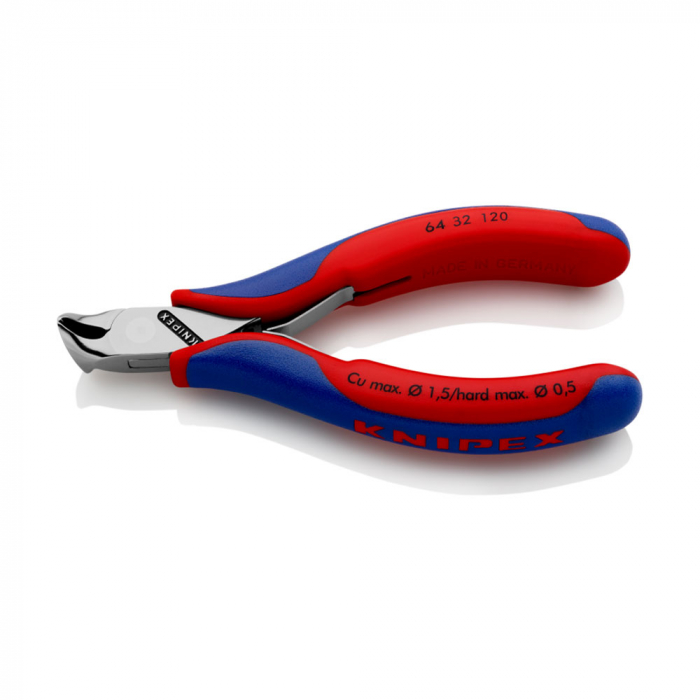 Electronics End Cutting Nipper, plastic handle, 120mm, KNIPEX 64 32 120 [5]