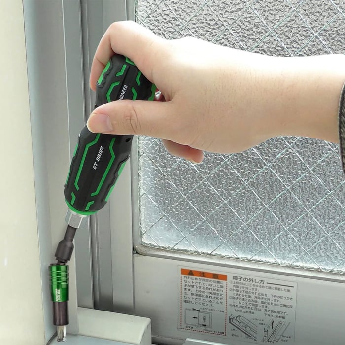 Flexible connection 15° magnetic standard bits or extractors Engineer DR-25, 100 mm [2]