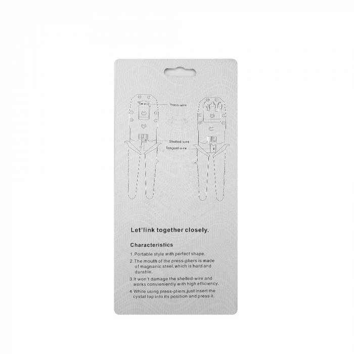 Cleste sertizat mufe retea 6P4CRJ11 6P6C/RJ12 8P8C/RJ45, UTP, FTP si telefonie NAR0010 IT2860T [10]
