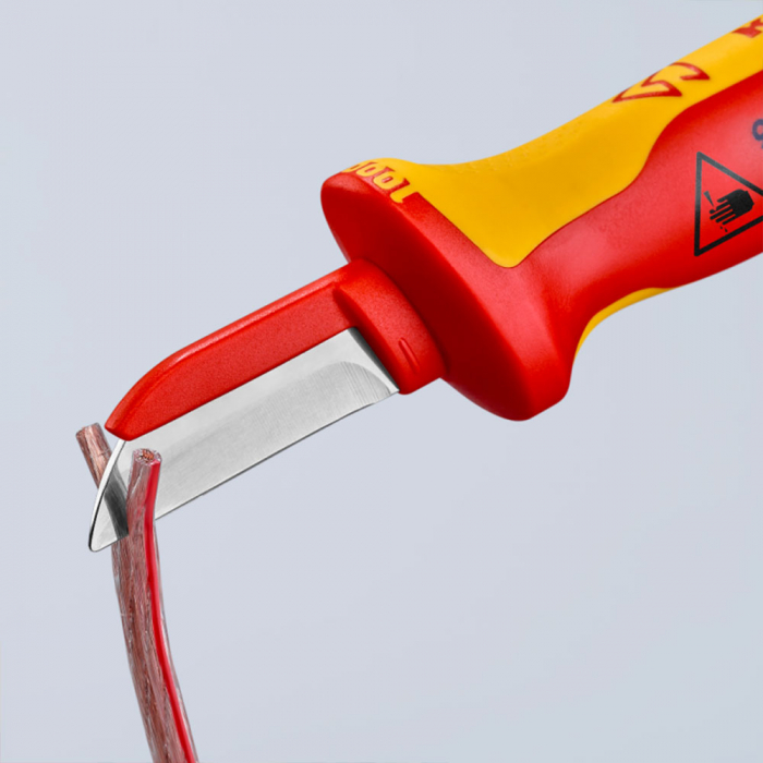 Cutit de taiat cabluri, testat VDE 1000 V, 190 mm, KNIPEX 98 54 [3]