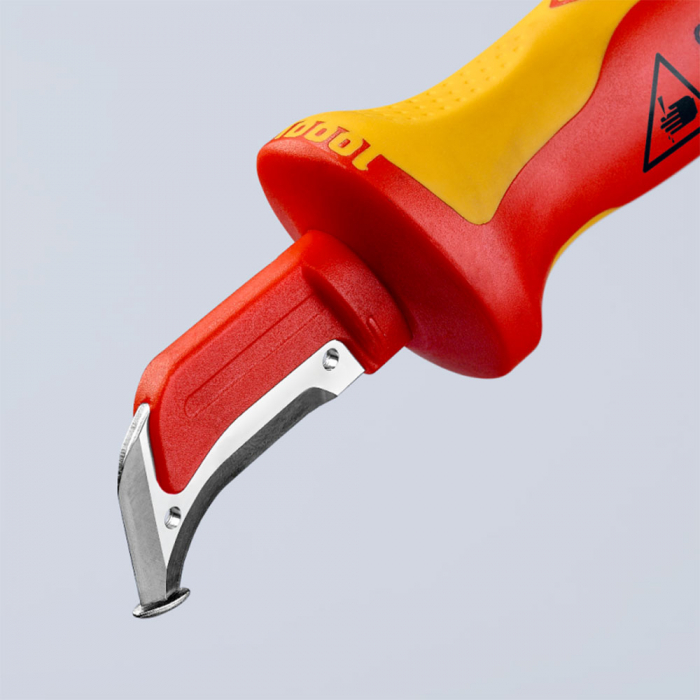 Cutter de decapare cu sabot de glisare, testat VDE 1000 V, 180 mm, KNIPEX 98 55 [4]