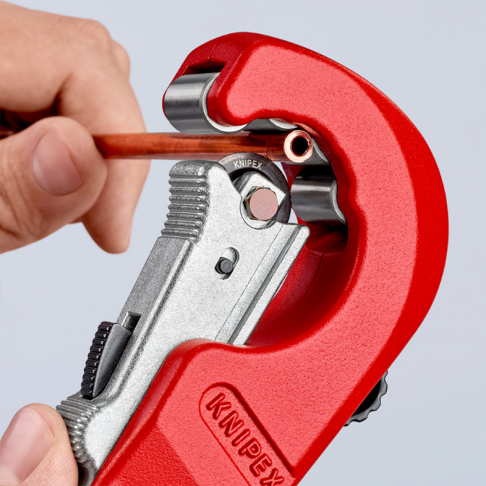 Pipe cutter, Ø 6 - 35 mm, copper, brass and stainless steel, 180 mm, KNIPEX TubiX 90 31 02 BK [7]