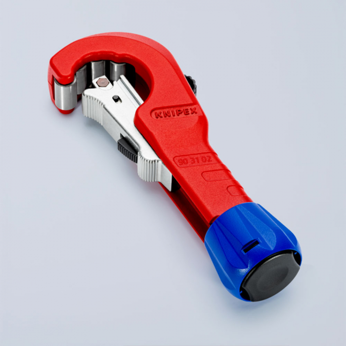 Pipe cutter, Ø 6 - 35 mm, copper, brass and stainless steel, 180 mm, KNIPEX TubiX 90 31 02 BK [18]