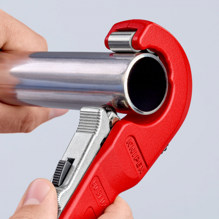 Pipe cutter, Ø 6 - 35 mm, copper, brass and stainless steel, 180 mm, KNIPEX TubiX 90 31 02 BK [5]
