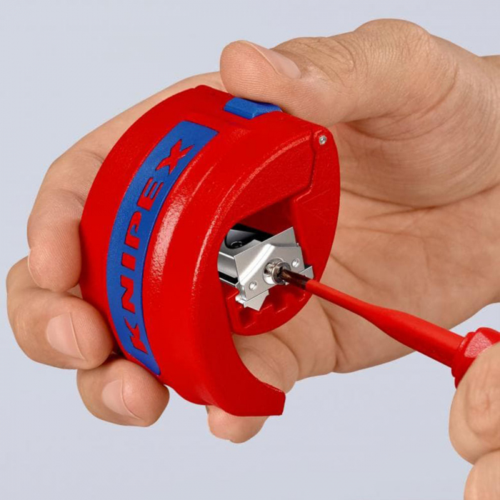 Plastic pipe cutter and sealing sleeves KNIPEX BiX, max 50 mm, KNIPEX 902210BK [18]