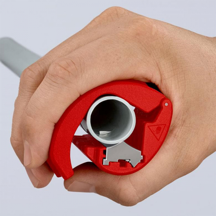 Plastic pipe cutter and sealing sleeves KNIPEX BiX, max 50 mm, KNIPEX 902210BK [11]