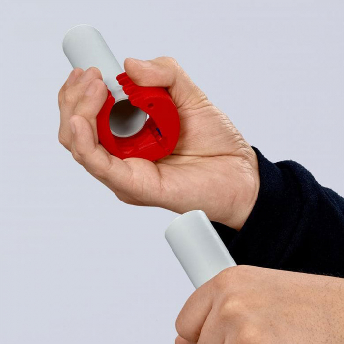 Plastic pipe cutter and sealing sleeves KNIPEX BiX, max 50 mm, KNIPEX 902210BK [5]