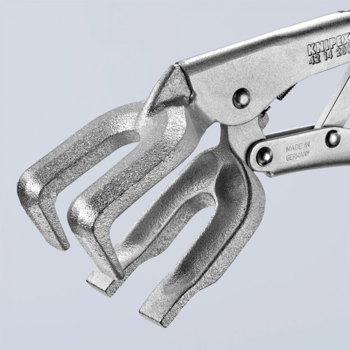 Cleste de sudura autoblocant, cu surub de fixare si parghie de deblocare, 280mm, KNIPEX 42 14 280 [3]