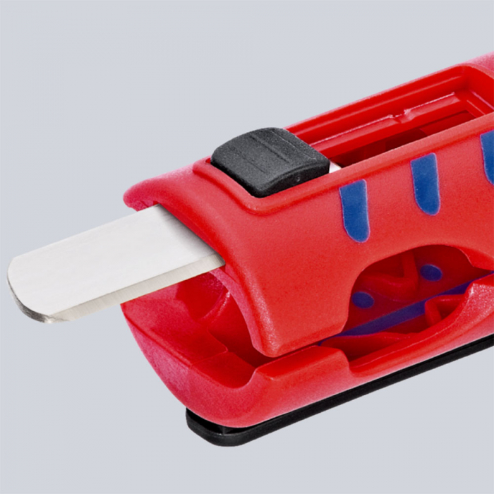 Decablator Universal, cu taietor longitudinal, dezizolare profunda, 125 mm, KNIPEX 16 85 125 SB [2]