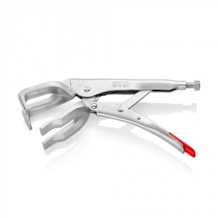 Cleste de sudura autoblocant, cu surub de fixare si parghie de deblocare, 280mm, KNIPEX 42 14 280 [5]