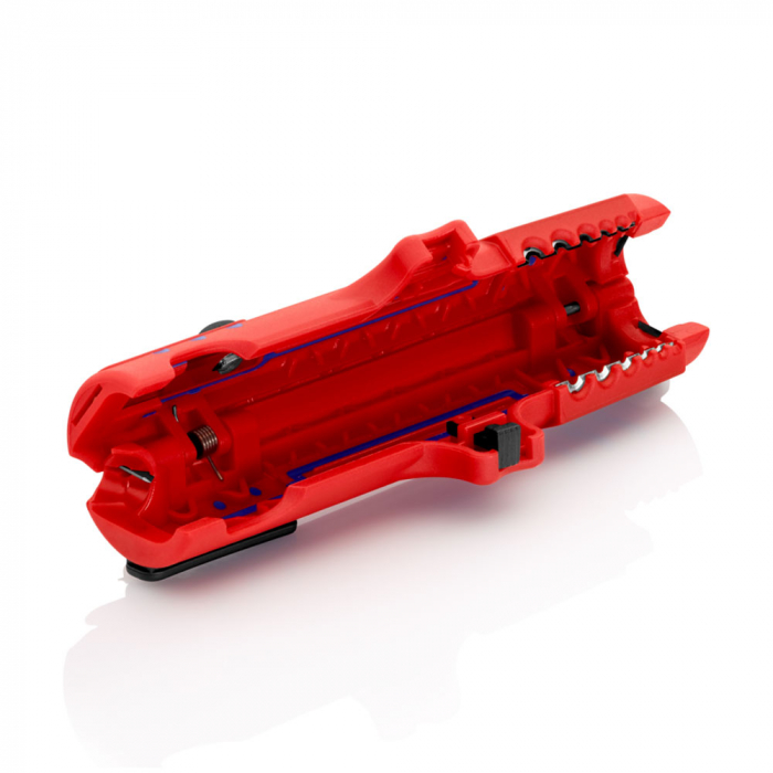 Decablator Universal, cu taietor longitudinal, dezizolare profunda, 125 mm, KNIPEX 16 85 125 SB [13]