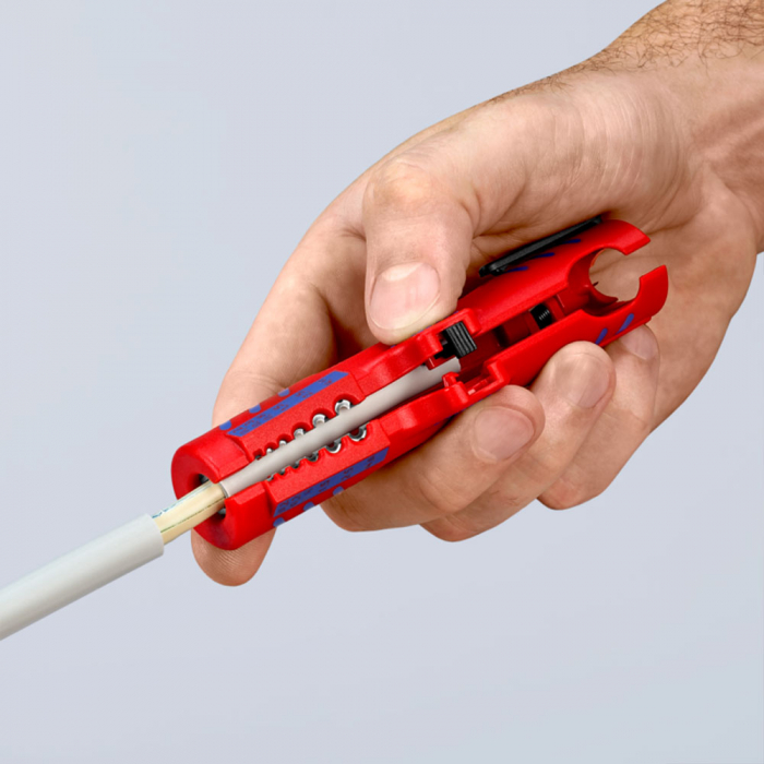 Decablator Universal, cu taietor longitudinal, dezizolare profunda, 125 mm, KNIPEX 16 85 125 SB [11]