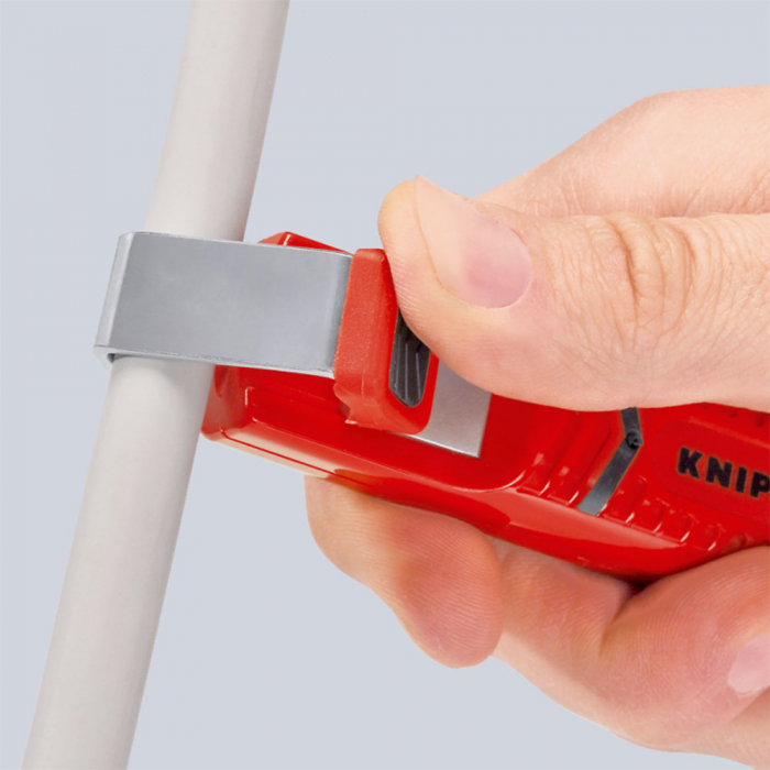 Stripper for round cables, with scalpel blade, starting from Ø 8 mm, KNIPEX 16 20 28 SB [4]