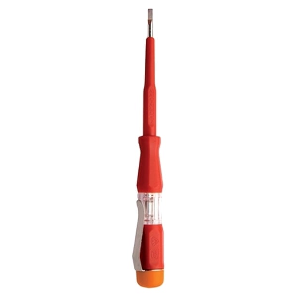 Detector Screwdriver 220-250 V - 630VDE - UNIOR 1000v, Red-Orange, 140 mm, 617659-big
