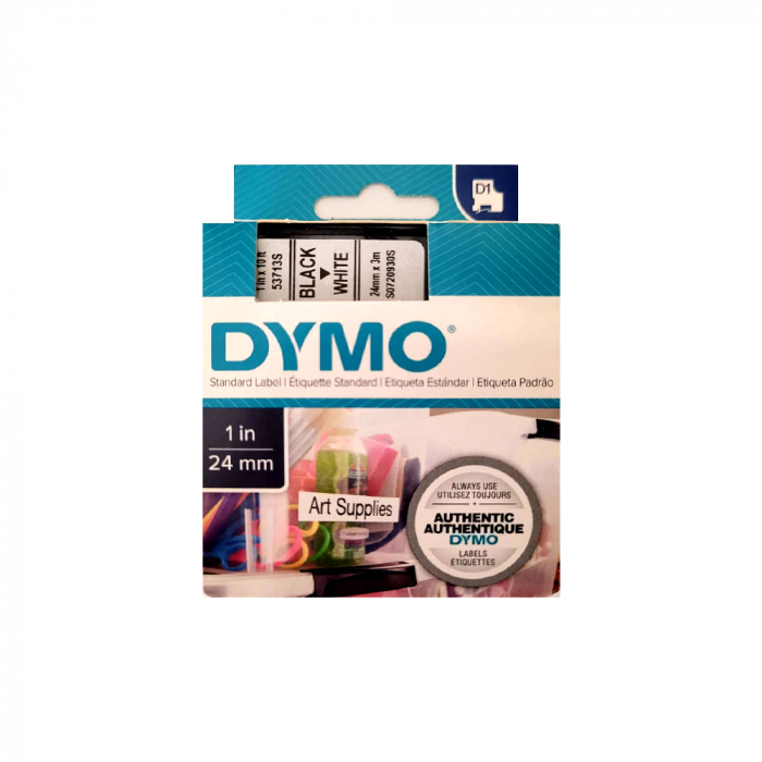 Aparat de etichetat (imprimanta etichete) Dymo LabelManager 500TS, QWERTY, (touchscreen) si 1 caseta etichete profesionale D1, 12mm x 7m, negru/alb, S0946410, 45013-big