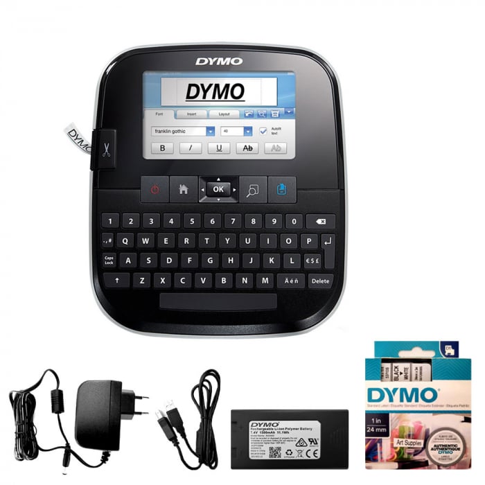 Dymo 500TS Touch Screen Label Maker, QWERTY, with PC/Mac Connection S0946420, 946420-big