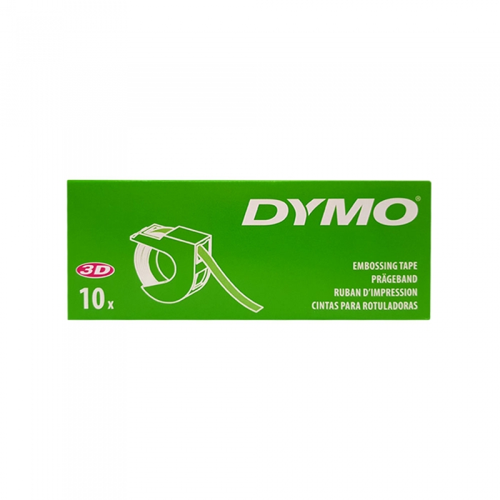 Banda etichete plastic embosabile DYMO Omega, 9mmx3m, verde, S0898160 S0847700-big