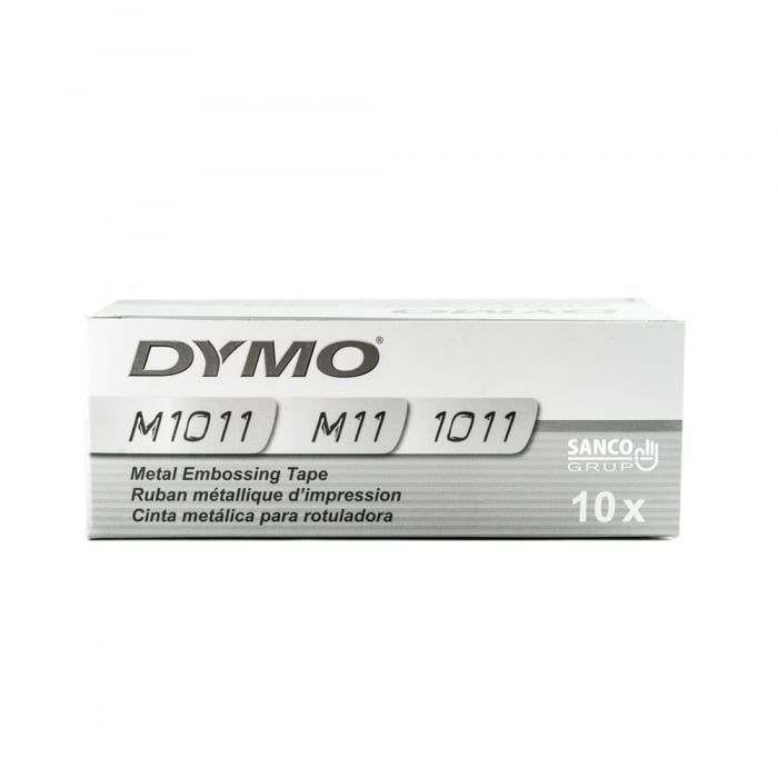 Etichete metalice embosabile industriale DYMO, 12mmx3,65m, aluminiu adeziv, 35800 S0720180-big