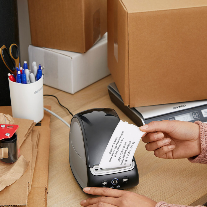 Aparat etichetare DYMO LabelWriter 550 Turbo, senzor recunoastere eticheta, aparat de etichetat, viteza printare 71 etich/min, priza EU 2112723-big