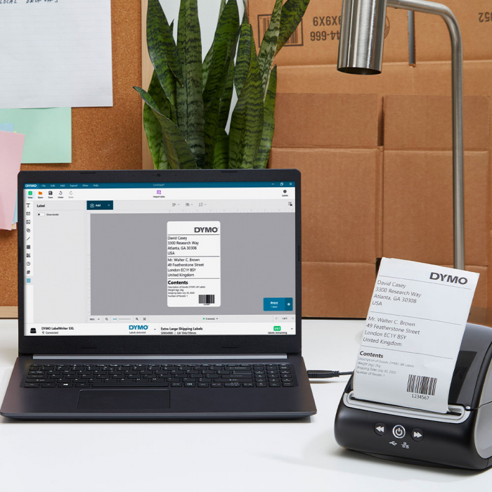 Aparat etichetare DYMO LabelWriter 5XL EU senzor recunoastere etichete aparat de etichetat 2112725  - Resigilat [5]