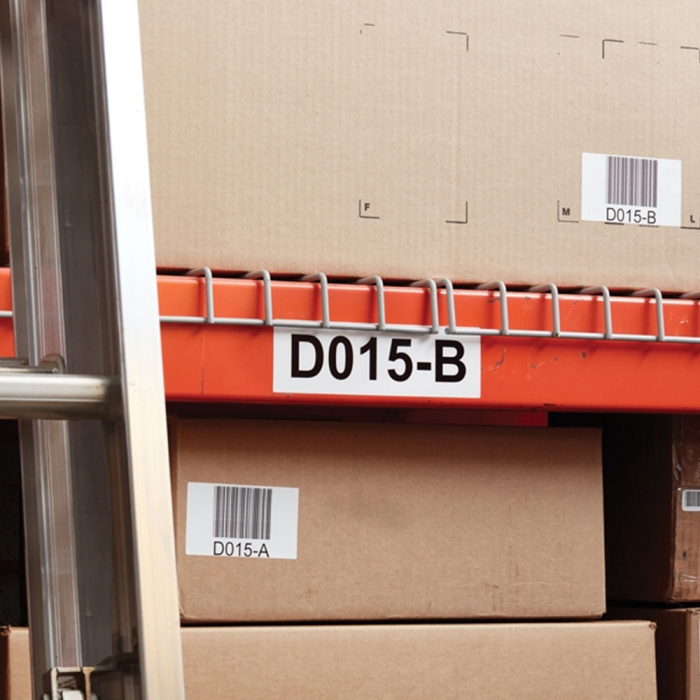 Etichete termice industriale, DYMO LabelWriter Durable, coduri de bare, 19mmx64mm, polipropilena alba, 1 rola/cutie, 900 etichete/rola, 1933085-big