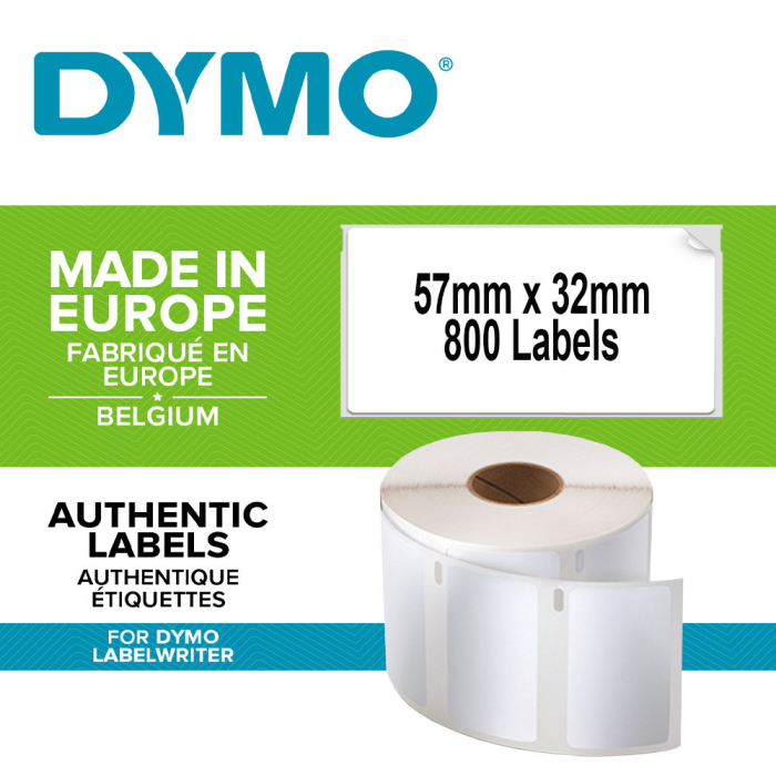 Etichete industriale multifunctionale medii LabelWriter Durable 57 x 32 mm, Dymo LW 2112289 1933084-big