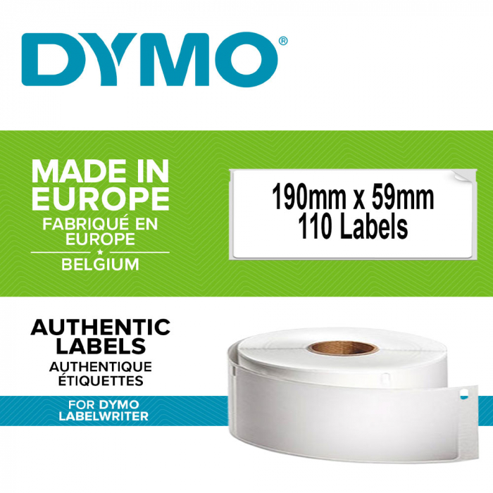 Etichete biblioraft lat originale LabelWriter 59 x 190 mm, Dymo LW 99019 S0722480-big