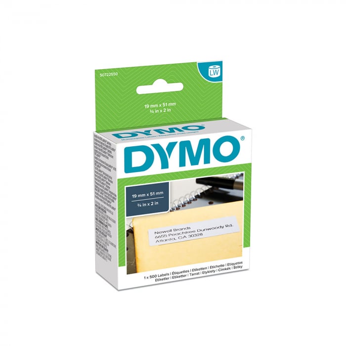 Original multifunctional labels DYMO LabelWriter 19 x 51 mm white DYMO LW 11355R S0722550 [7]