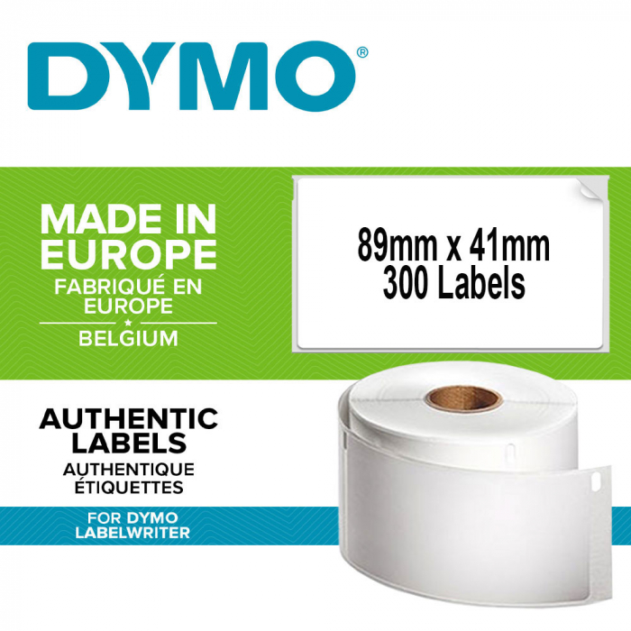 Etichete originale ecusoane nume DYMO LabelWriter 89 x 41 mm albe DYMO LW 11356 S0722560 [6]