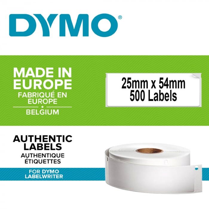 Set 24 Original ECO labels return addresses DYMO LabelWriter 25 x 54 mm white DYMO LW 11352R S0722520 [7]