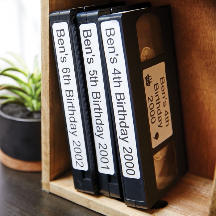 Video Cassette/Books Labels Original LabelWriter, 2 Rolls/Box, Dymo LW 99016 S0722450-big