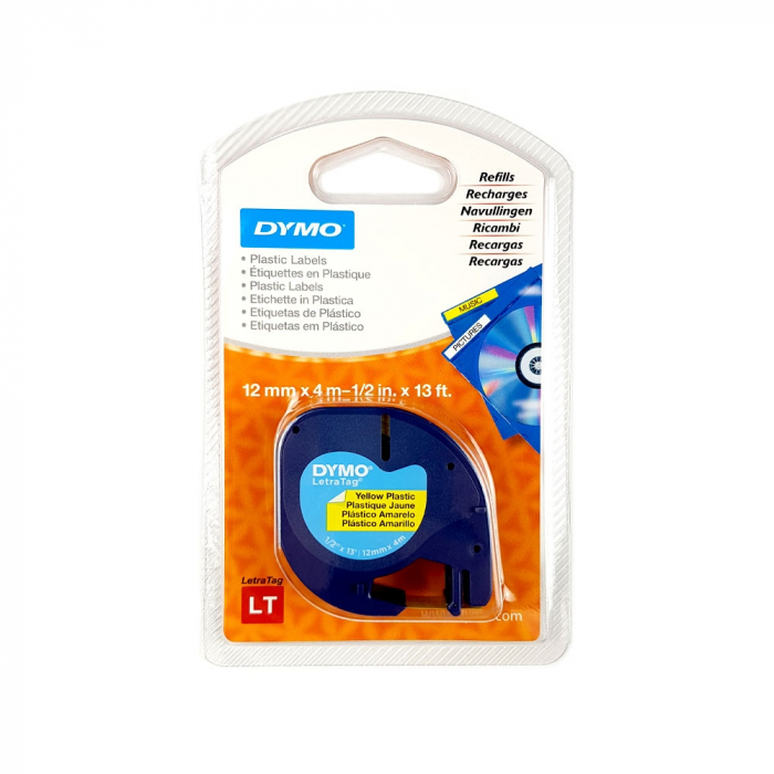 Set Dymo LetraTag 100H Plus, Set, labeling machine, ABC, DYMO LetraTag yellow sticker labels and a white paper tape-big