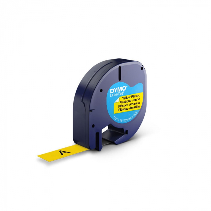 Set Dymo LetraTag 100H Plus, Set, labeling machine, ABC, DYMO LetraTag yellow sticker labels and a white paper tape-big