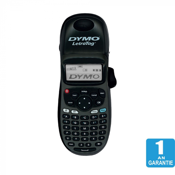 Dymo LetraTag LT-100H, ABC keyboard, included 1 tape Letratag labels white paper 2125197 [17]