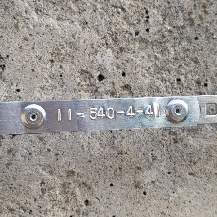 Banda etichete aluminiu embosabil 12mm x 4.8m, neadeziv, 31000, S0720160-big