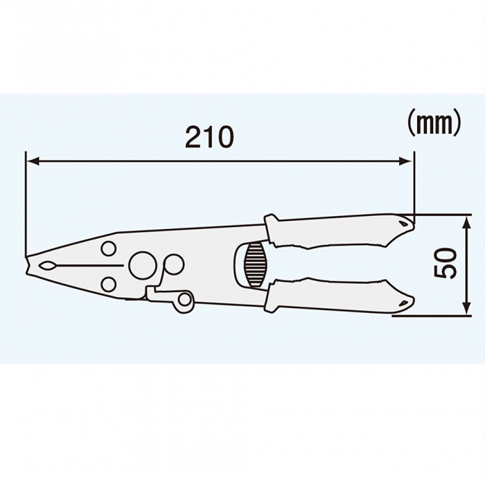 Wire-stripper, ENGINEER PA-05, 210 mm, made in Japan [8]