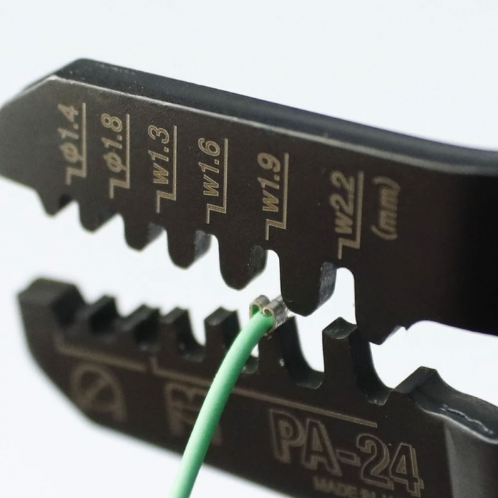 ENGINEER PA-24 Pliers for crimping micro connectors and cutting screws, 160 mm, Made in Japan [4]