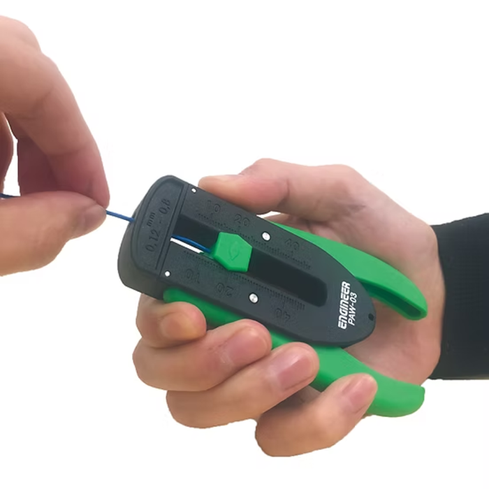 ENGINEER PAW-03 precision wire stripper 0.0125–0.5 mm² AWG36–20 professional carbon steel [2]