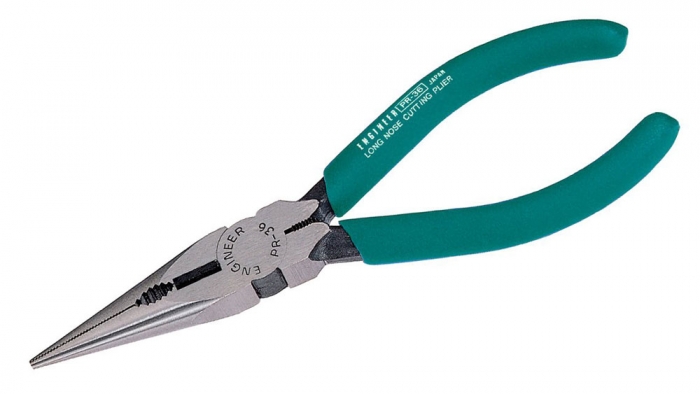 Long Needle Nose Cutting Pliers, ENGINEER PR-36, 150 mm, made in Japan-big