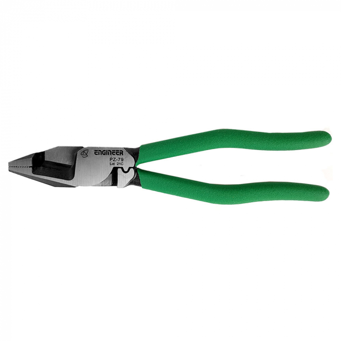 ENGINEER PZ-79, shear plier with screw removal jaws, tightening plastic or metal necklaces 215 mm-big